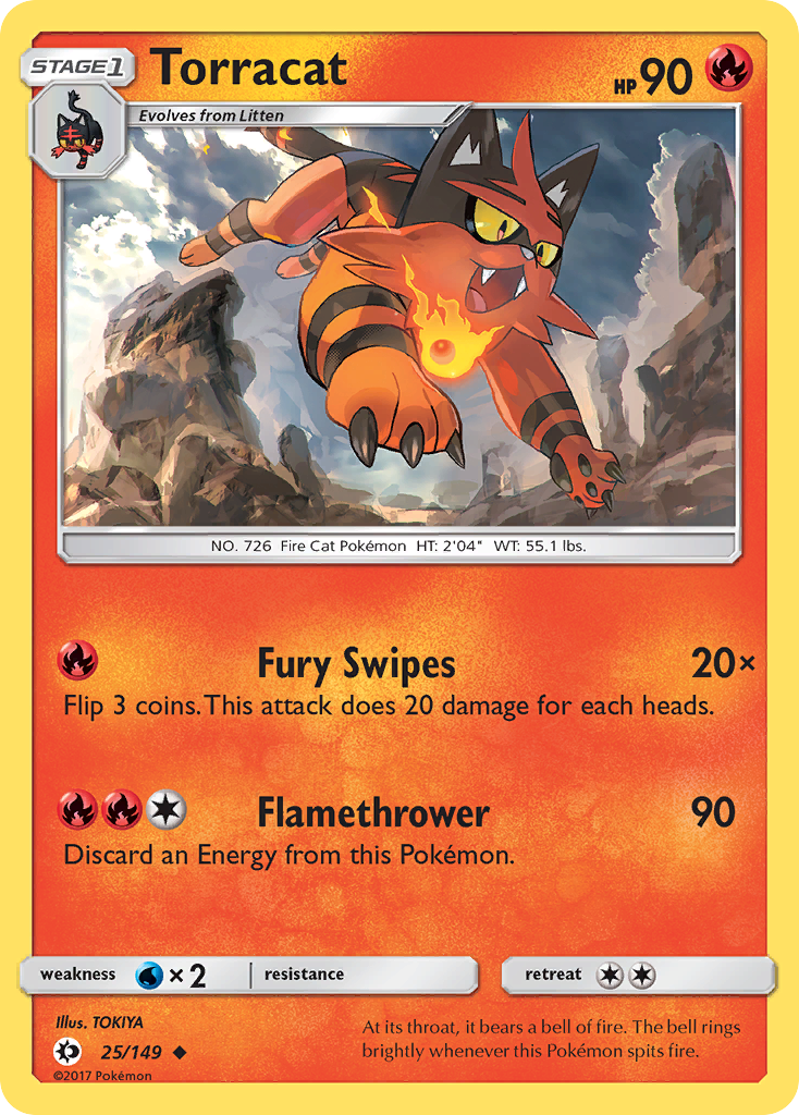 Torracat (25/149) [Sun & Moon: Base Set] - The Mythic Store | 24h Order Processing