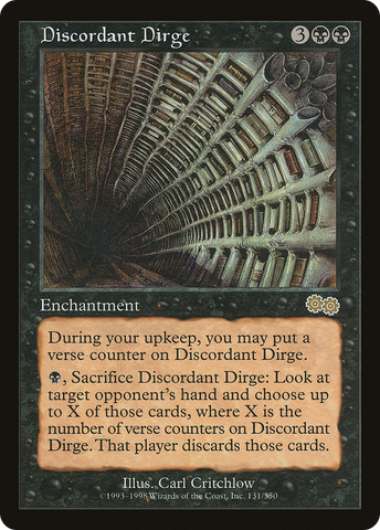 Discordant Dirge [Urza's Saga] - The Mythic Store | 24h Order Processing