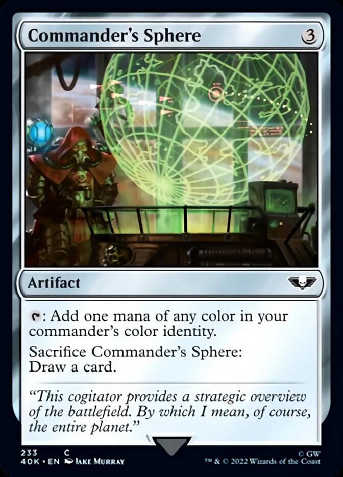 Commander's Sphere (233) [Warhammer 40,000] - The Mythic Store | 24h Order Processing