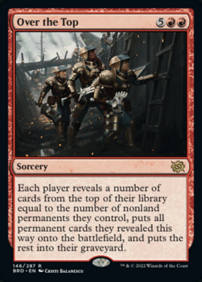 Over the Top [The Brothers' War] - The Mythic Store | 24h Order Processing