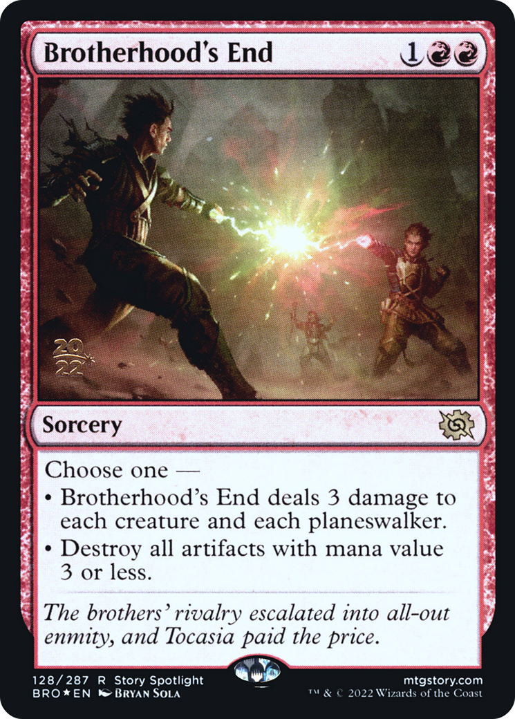 Brotherhood's End [The Brothers' War Prerelease Promos] - The Mythic Store | 24h Order Processing