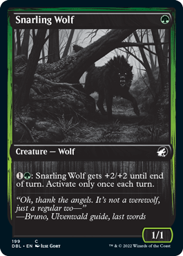 Snarling Wolf (199) [Innistrad: Double Feature] - The Mythic Store | 24h Order Processing