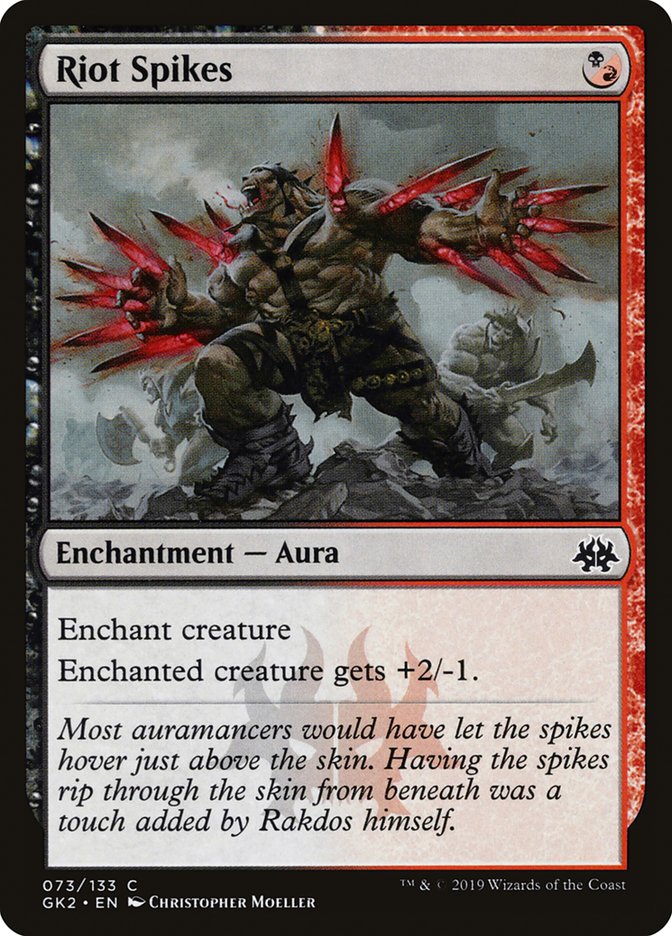 Riot Spikes [Ravnica Allegiance Guild Kit] - The Mythic Store | 24h Order Processing