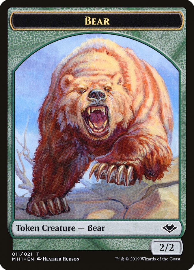 Zombie (007) // Bear (011) Double-Sided Token [Modern Horizons Tokens] - The Mythic Store | 24h Order Processing