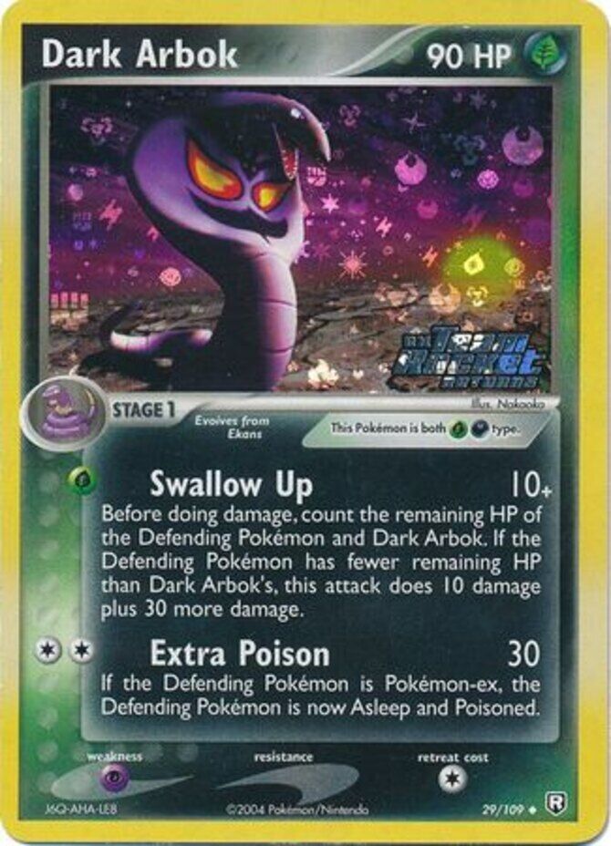 Dark Arbok (29/109) (Stamped) [EX: Team Rocket Returns] - The Mythic Store | 24h Order Processing