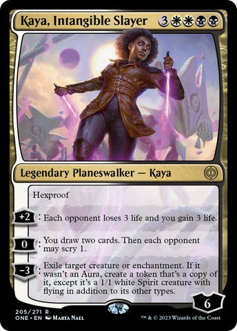 Kaya, Intangible Slayer (Promo Pack) [Phyrexia: All Will Be One Promos] - The Mythic Store | 24h Order Processing