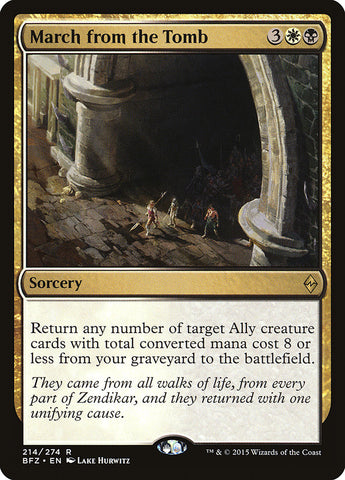 March from the Tomb [Battle for Zendikar] - The Mythic Store | 24h Order Processing