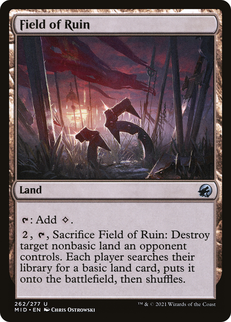 Field of Ruin [Innistrad: Midnight Hunt] - The Mythic Store | 24h Order Processing