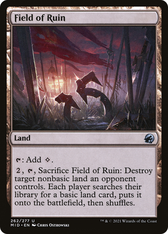 Field of Ruin [Innistrad: Midnight Hunt] - The Mythic Store | 24h Order Processing
