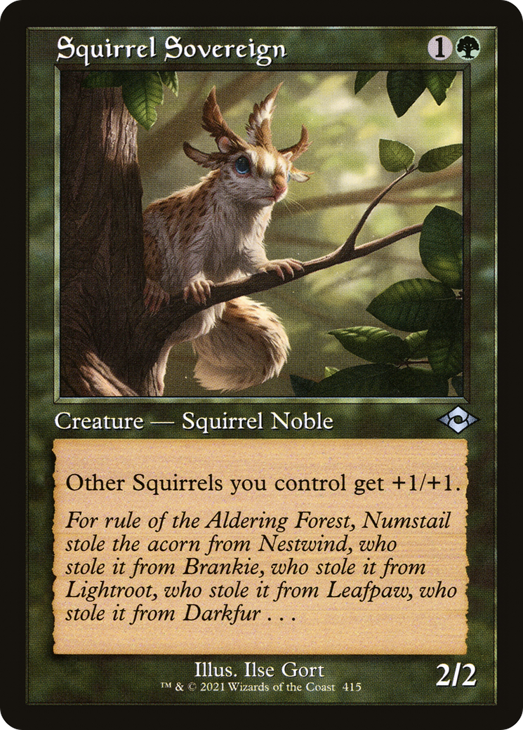 Squirrel Sovereign (Retro) [Modern Horizons 2] - The Mythic Store | 24h Order Processing