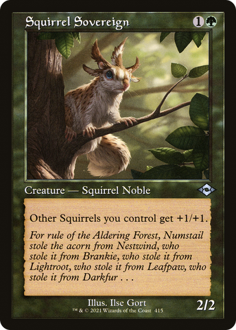Squirrel Sovereign (Retro) [Modern Horizons 2] - The Mythic Store | 24h Order Processing