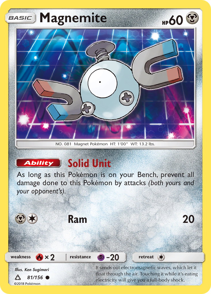 Magnemite (81/156) [Sun & Moon: Ultra Prism] - The Mythic Store | 24h Order Processing