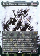 Geth, Thane of Contracts (Borderless Ichor Step-and-Compleat Foil) [Phyrexia: All Will Be One] - The Mythic Store | 24h Order Processing