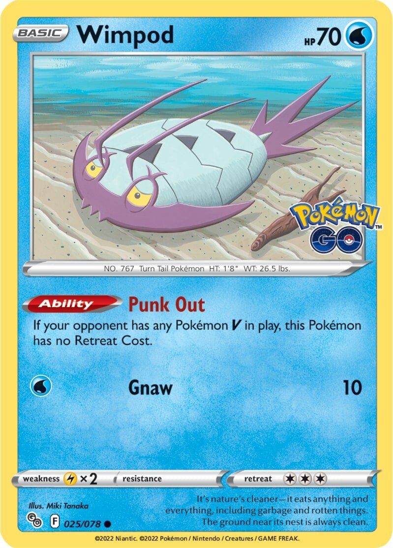 Wimpod (025/078) [Pokémon GO] - The Mythic Store | 24h Order Processing
