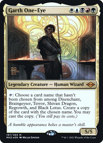 Garth One-Eye [Modern Horizons 2 Prerelease Promos] - The Mythic Store | 24h Order Processing
