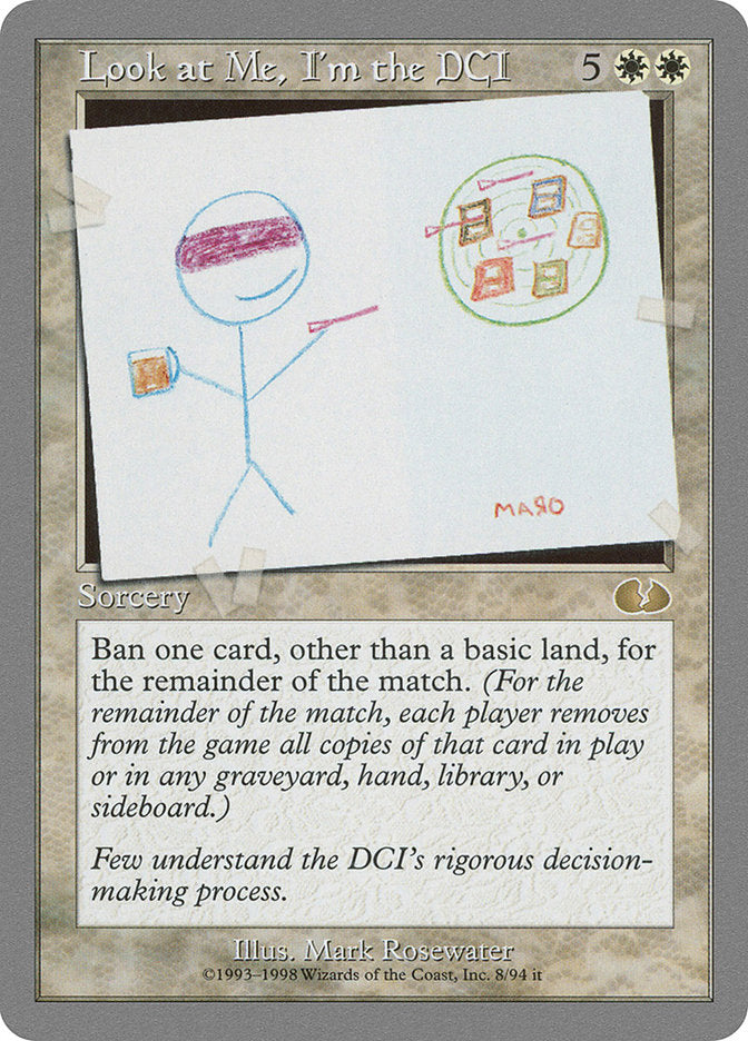 Look at Me, I'm the DCI [Unglued] - The Mythic Store | 24h Order Processing