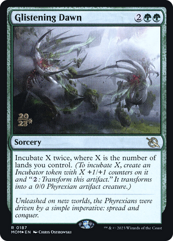 Glistening Dawn [March of the Machine Prerelease Promos] - The Mythic Store | 24h Order Processing