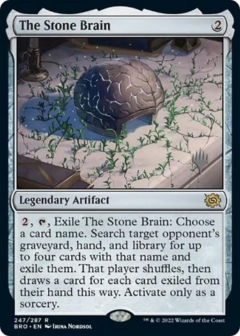 The Stone Brain (Promo Pack) [The Brothers' War Promos] - The Mythic Store | 24h Order Processing