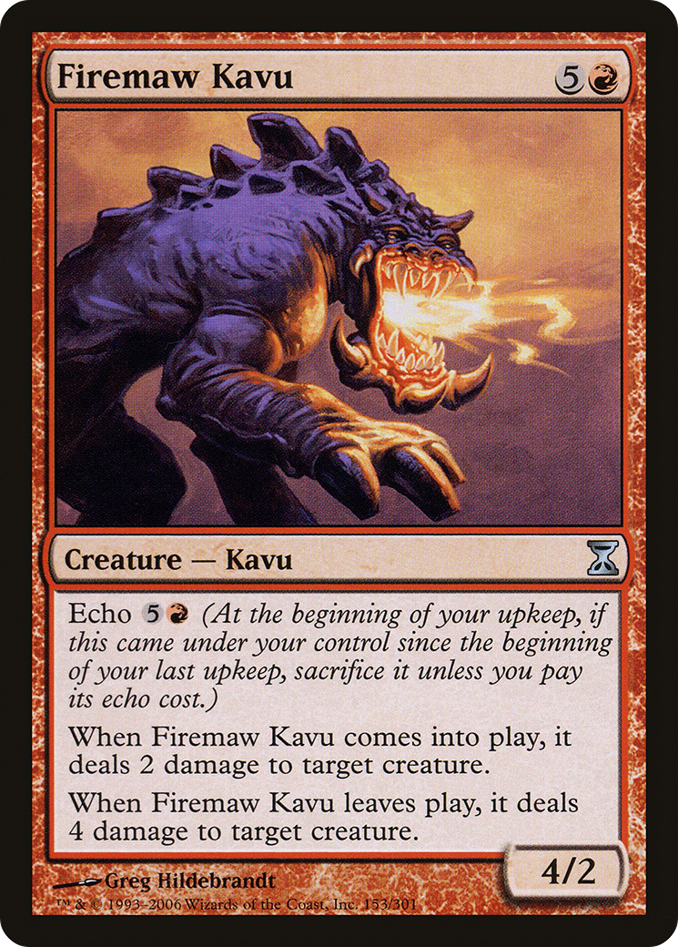 Firemaw Kavu [Time Spiral] - The Mythic Store | 24h Order Processing
