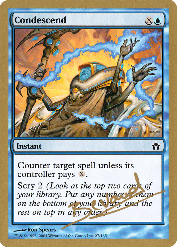 Condescend (Manuel Bevand) [World Championship Decks 2004] - The Mythic Store | 24h Order Processing
