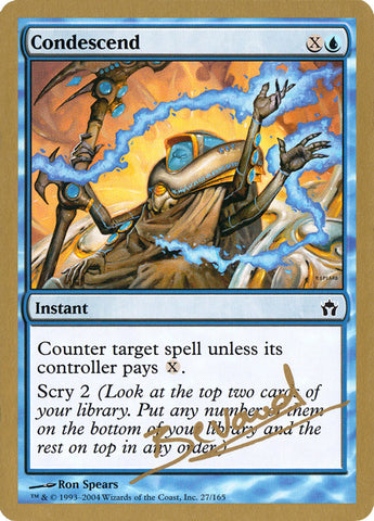 Condescend (Manuel Bevand) [World Championship Decks 2004] - The Mythic Store | 24h Order Processing