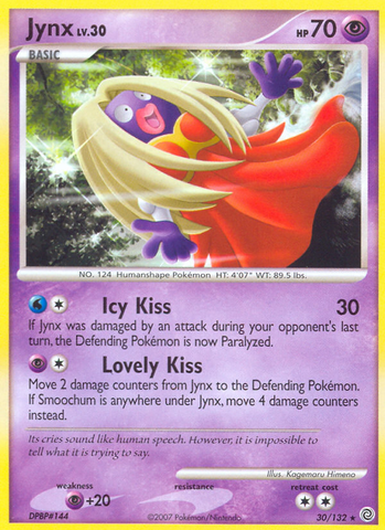 Jynx (30/132) [Diamond & Pearl: Secret Wonders] - The Mythic Store | 24h Order Processing