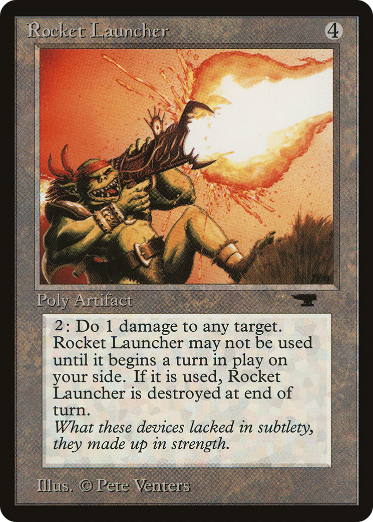 Rocket Launcher [Antiquities] - The Mythic Store | 24h Order Processing