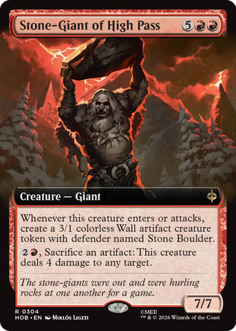 Stone-Giant of High Pass (Extended Art) [The Hobbit] - The Mythic Store | 24h Order Processing