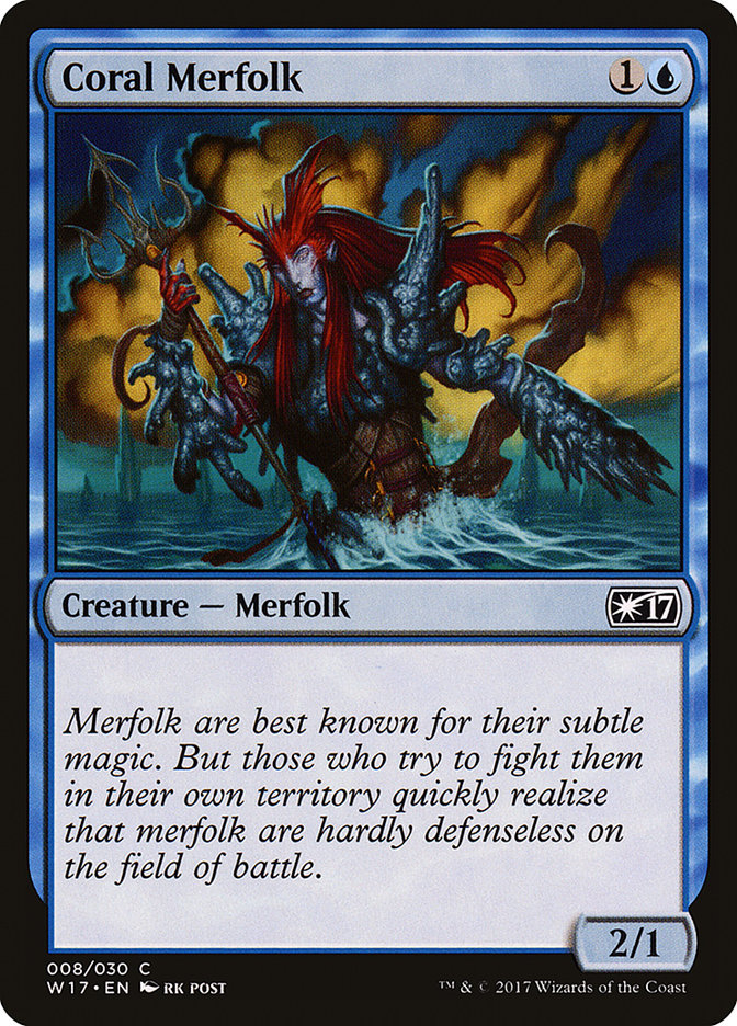 Coral Merfolk [Welcome Deck 2017] - The Mythic Store | 24h Order Processing