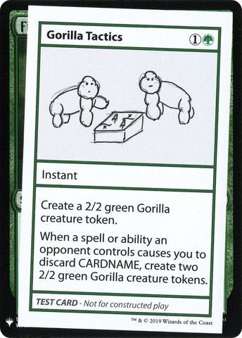 Gorilla Tactics [Mystery Booster Playtest Cards] - The Mythic Store | 24h Order Processing