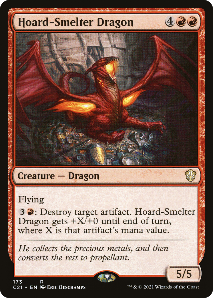 Hoard-Smelter Dragon [Commander 2021] - The Mythic Store | 24h Order Processing