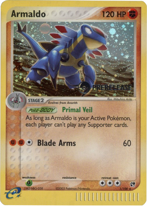 Armaldo (1/100) (Prerelease Promo) [EX: Sandstorm] - The Mythic Store | 24h Order Processing