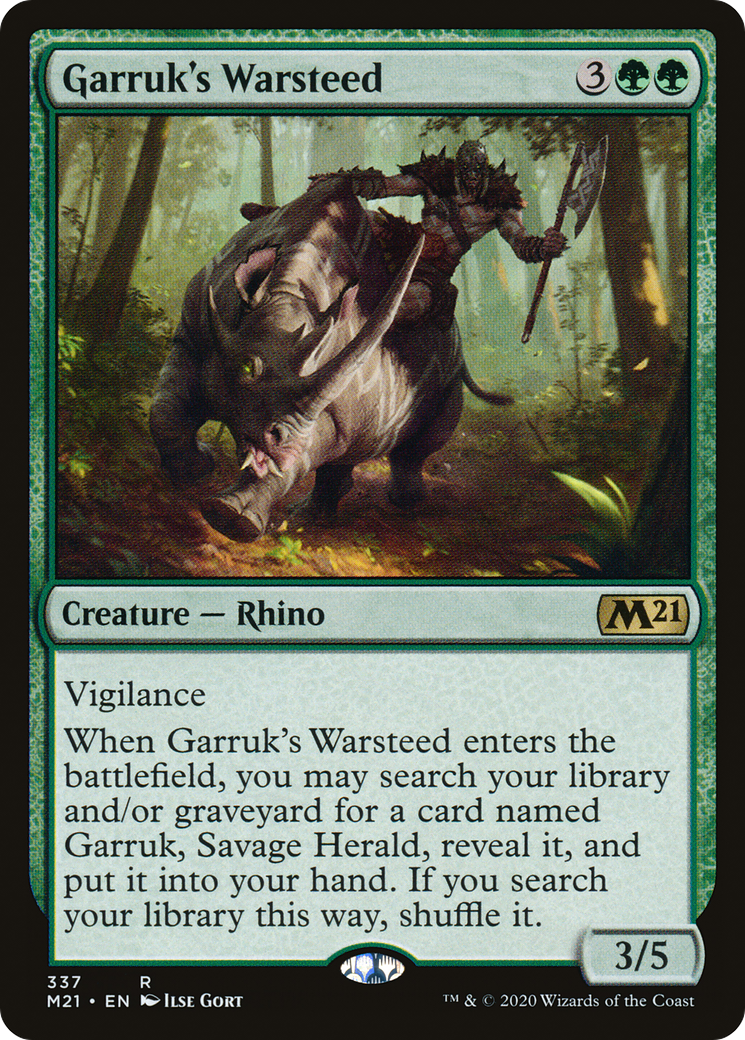 Garruk's Warsteed [Core Set 2021] - The Mythic Store | 24h Order Processing