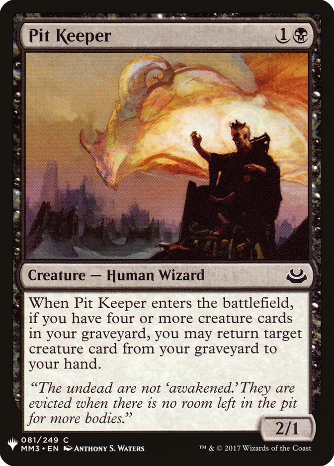 Pit Keeper [Mystery Booster] - The Mythic Store | 24h Order Processing