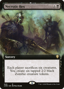 Necrotic Hex (Extended Art) [Commander Legends] - The Mythic Store | 24h Order Processing