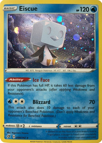 Eiscue (054/192) (Cosmos Holo) [Sword & Shield: Rebel Clash] - The Mythic Store | 24h Order Processing