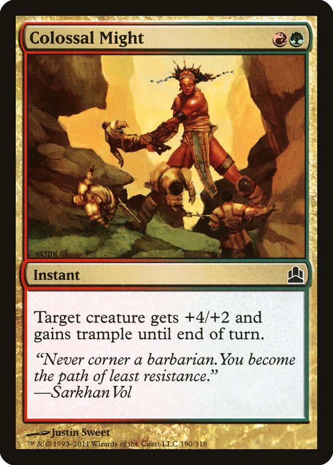 Colossal Might [Commander 2011] - The Mythic Store | 24h Order Processing