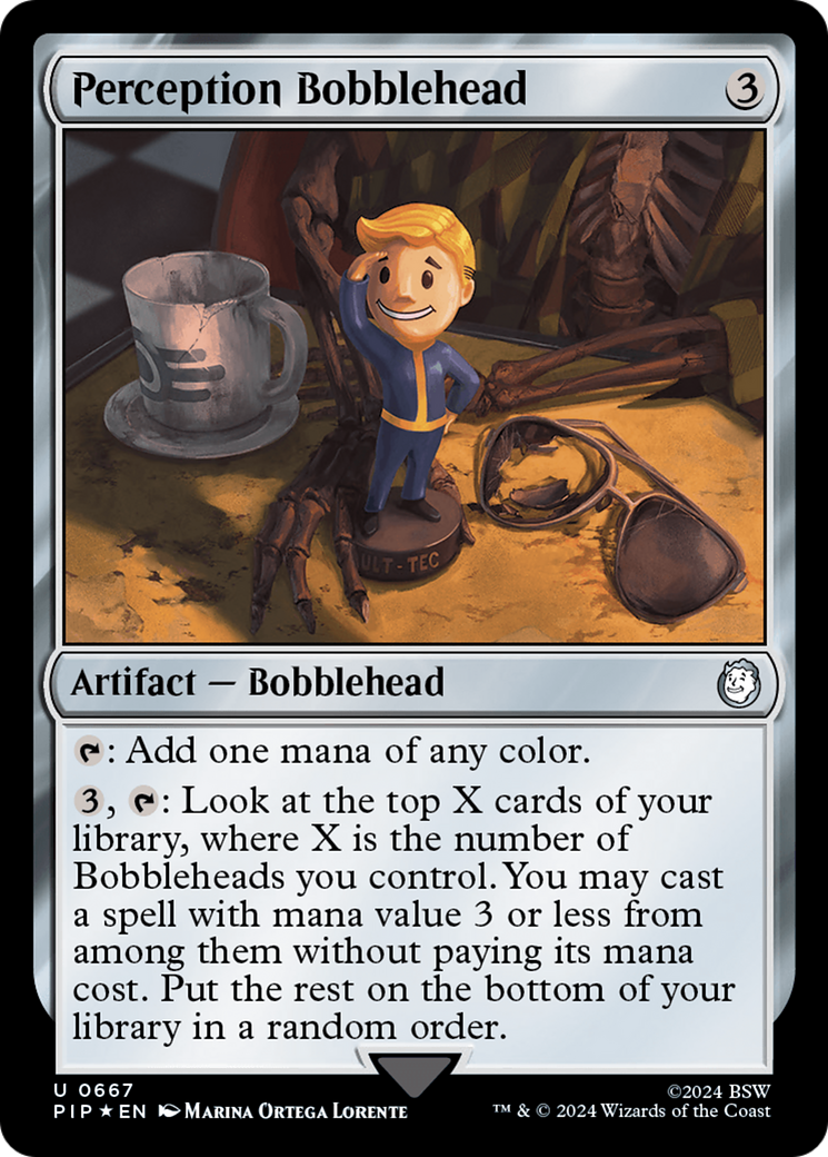 Perception Bobblehead (Surge Foil) [Fallout] - The Mythic Store | 24h Order Processing