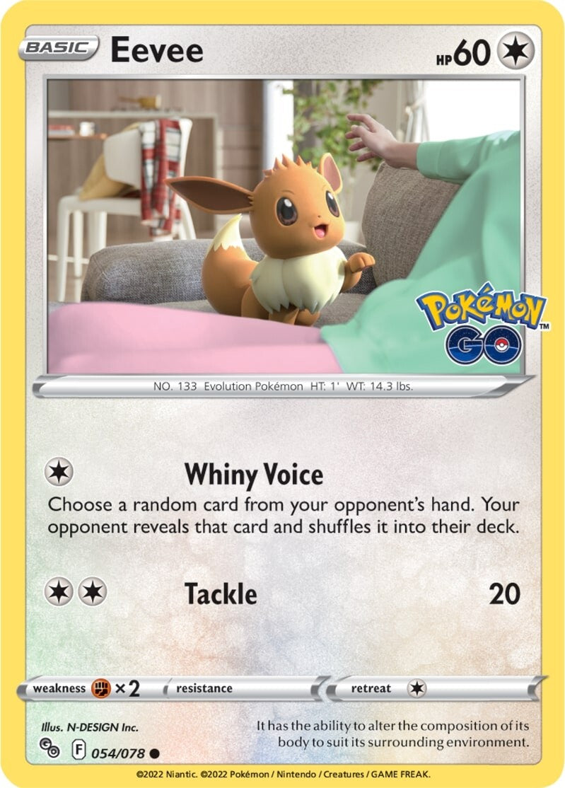 Eevee (054/078) [Pokémon GO] - The Mythic Store | 24h Order Processing