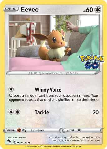 Eevee (054/078) [Pokémon GO] - The Mythic Store | 24h Order Processing