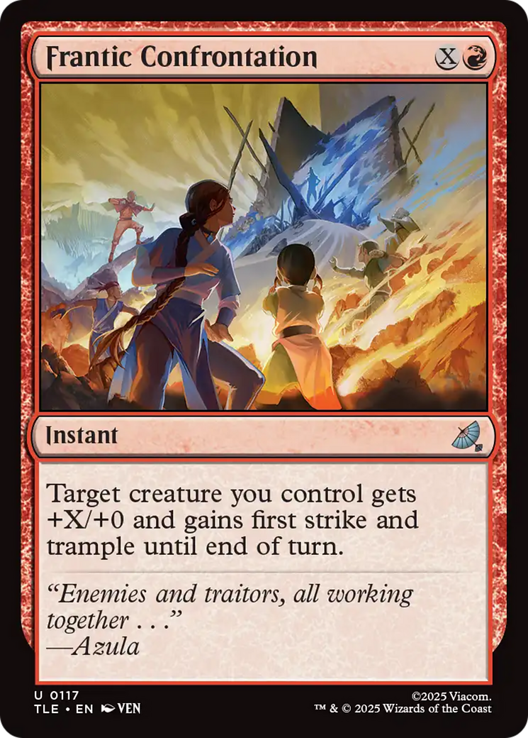 Frantic Confrontation [Avatar: The Last Airbender: Eternal-Legal] - The Mythic Store | 24h Order Processing