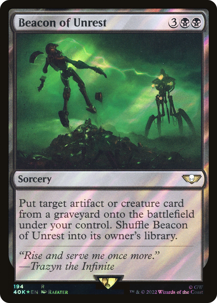 Beacon of Unrest (Surge Foil) [Warhammer 40,000] - The Mythic Store | 24h Order Processing