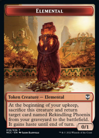 Elemental (018) // Copy Double-Sided Token [Streets of New Capenna Commander Tokens] - The Mythic Store | 24h Order Processing