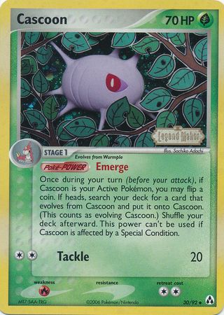 Cascoon (30/92) (Stamped) [EX: Legend Maker] - The Mythic Store | 24h Order Processing