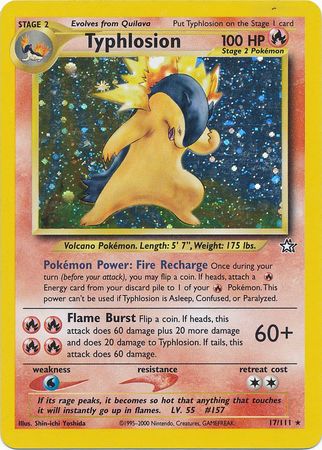 Typhlosion (17/111) [Neo Genesis Unlimited] - The Mythic Store | 24h Order Processing