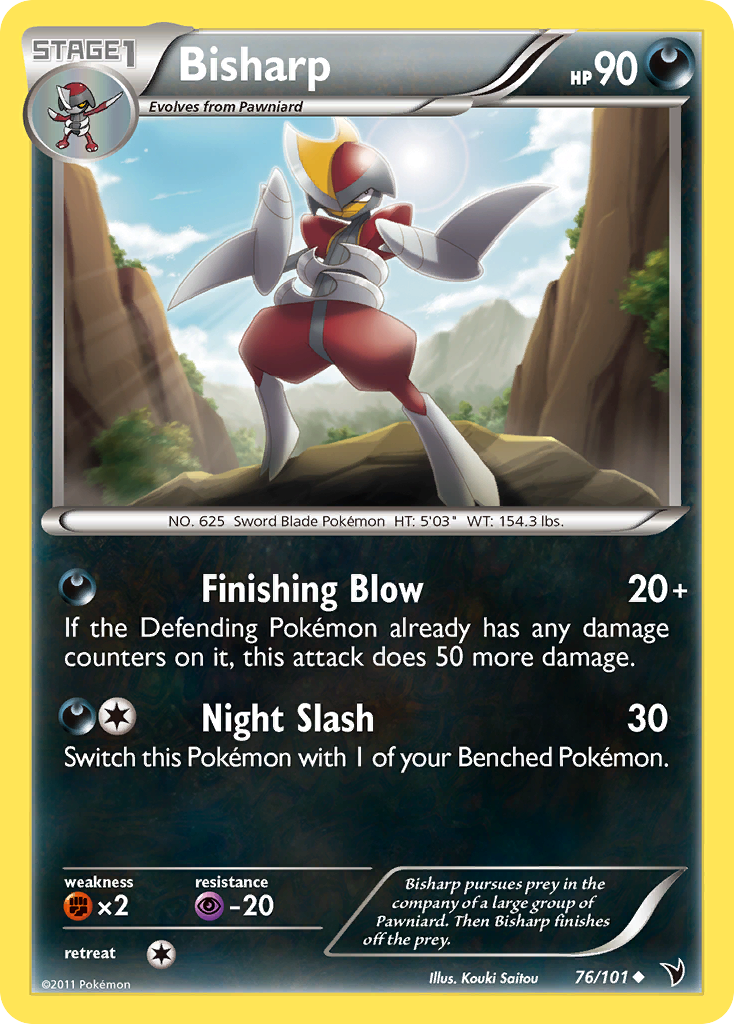 Bisharp (76/101) [Black & White: Noble Victories] - The Mythic Store | 24h Order Processing