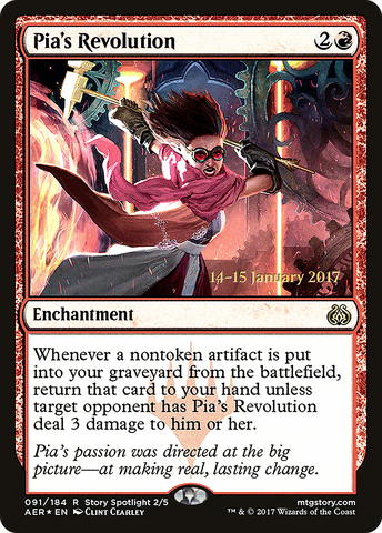 Pia's Revolution [Aether Revolt Prerelease Promos] - The Mythic Store | 24h Order Processing