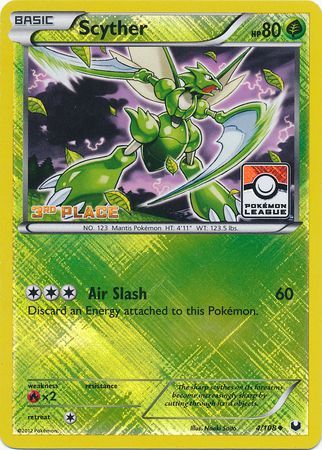 Scyther (4/108) (League Promo 3rd Place) [Black & White: Dark Explorers] - The Mythic Store | 24h Order Processing