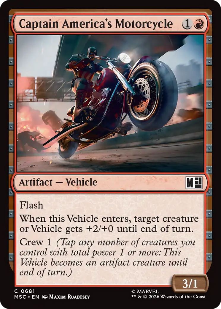 Captain America's Motorcycle [Marvel Super Heroes Commander] - The Mythic Store | 24h Order Processing