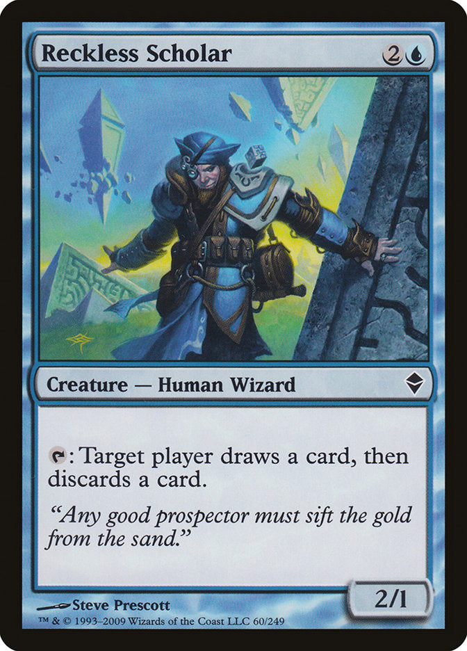 Reckless Scholar [Zendikar] - The Mythic Store | 24h Order Processing